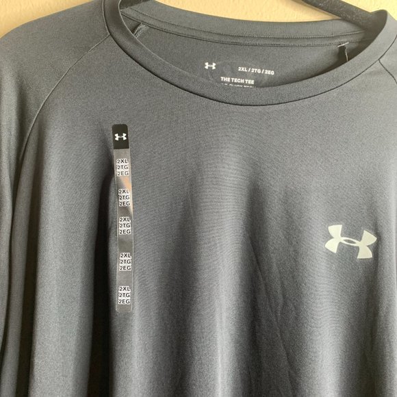 NWT Under Armour Tech Tee Heat Gear Shirt - Picture 7 of 8